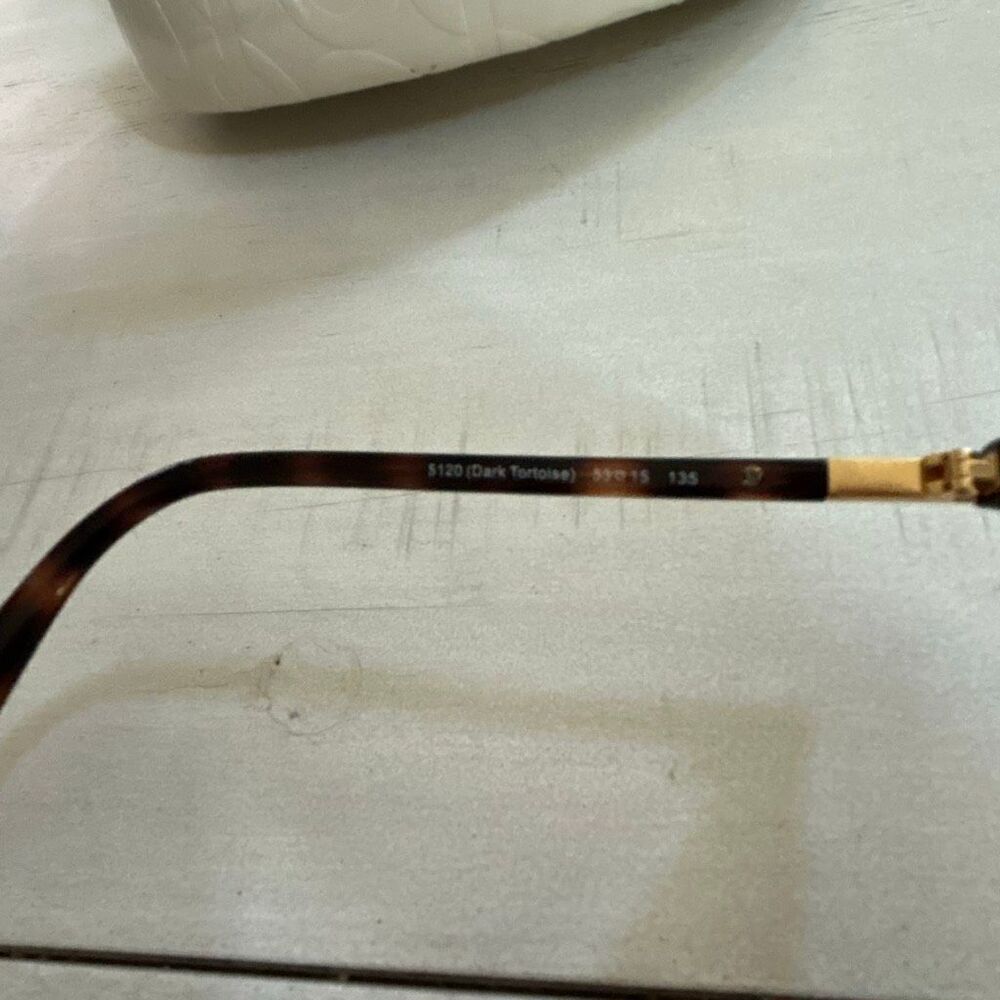 Coach Tortoise Eyeglass Frames With Case - image 4